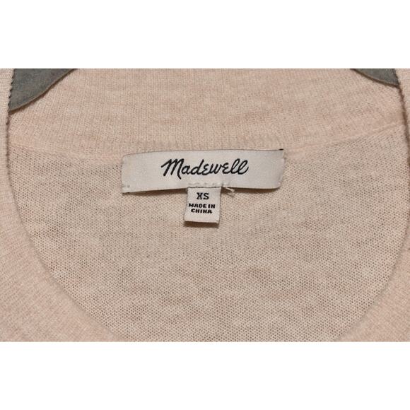 MADEWELL‎ $70 Lightweight Pocket Pullover Sweater Heather Calico XS - Picture 3 of 3
